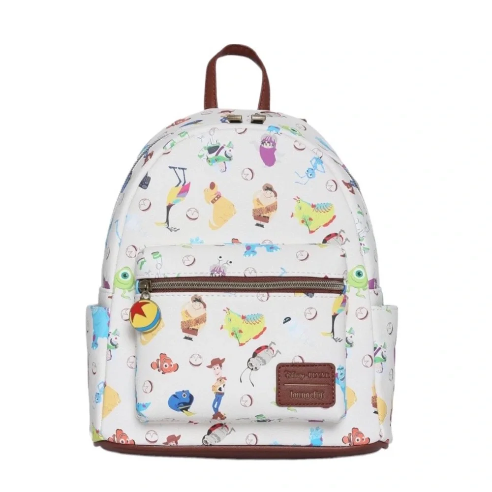 Loungefly Disney Pixar 25th Anniversary Icons Mini Backpack Toy Story Monster UP